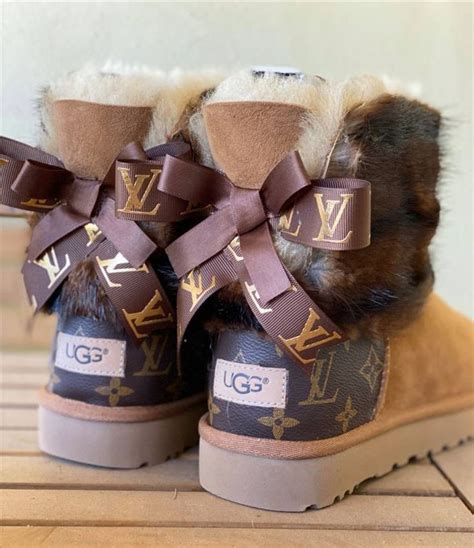 ugg louis vuitton slippers|louis vuitton uggs boots custom.